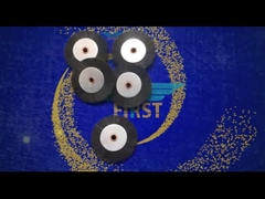 66.891.006 Circular Black Hard Brush Wheels Części maszyny drukarskiej 6x60mm 8x60mm