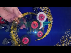 Heidelberg Black Wheel Brush Support Sm74 Części do drukowania OEM Dostępne części metalowe