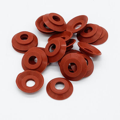 Wino czerwone 18x7mm Wytrzymała gumowa tarcza odwracająca przyssawkę do części zamiennych do maszyn drukarskich