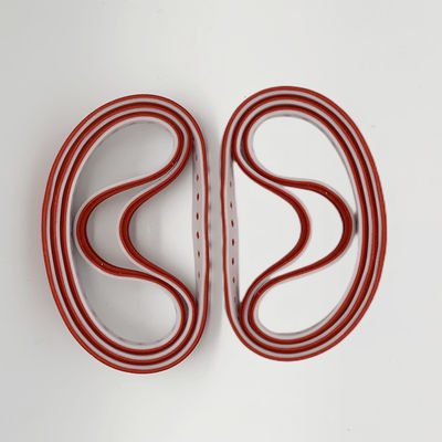 F4.614.891f Czerwony pas ssący 245 mm x 10 mm Części maszyn do druku offsetowego