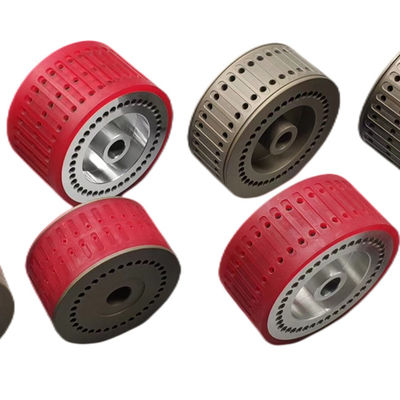 Gumowe koło ssące Części do maszyn składanych STAHL Heidelberg Stahlfolder Kolor czerwony