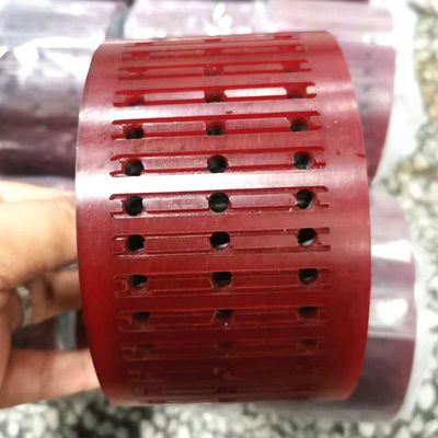 Gumowe koło ssące Części do maszyn składanych STAHL Heidelberg Stahlfolder Kolor czerwony