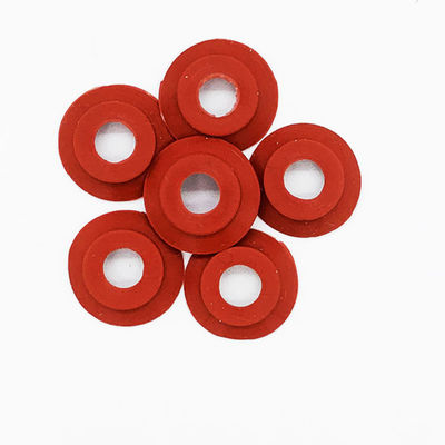Wino czerwone 18x7mm Wytrzymała gumowa tarcza odwracająca przyssawkę do części zamiennych do maszyn drukarskich