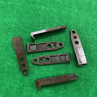 70 mm x 16 x 5 mm brązowy uchwyt stalowy z 6 mm dziurą środkową do druku offsetowego