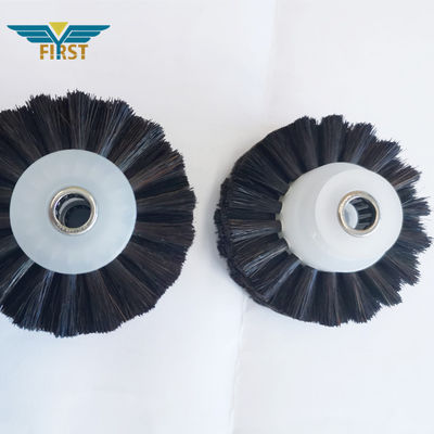 Czarne koło szczotkowe 60*8,5*35mm do części maszyny drukarskiej KBA