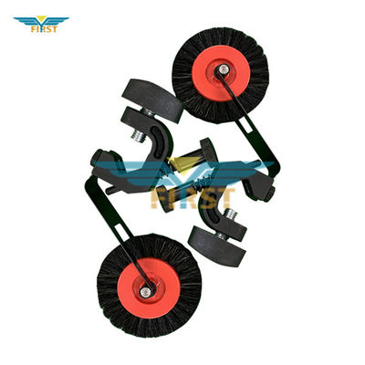 Heidelberg Black Wheel Brush Support Metal Sm74 Printing Parts OEM Dostępne