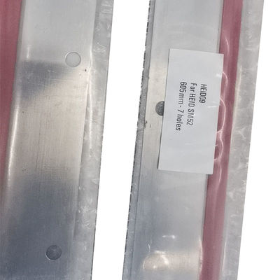 Odporne na atrament UV ostrze do mycia drukarek Heidelberg 605x46x0,5mm z 7 otworami do SM52 PM52
