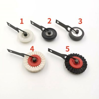 Czarne kolorowe gumowe koło HD Maszyna drukarska Koło wspierające części Heidelberg