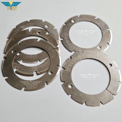 Ostrza tnące do falcerki Heidelberg-Stahl ze stali białej - opcje w kształcie litery U i V dla odporności na zużycie