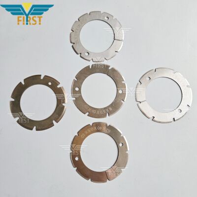 Ostrza tnące do falcerki Heidelberg-Stahl ze stali białej - opcje w kształcie litery U i V dla odporności na zużycie