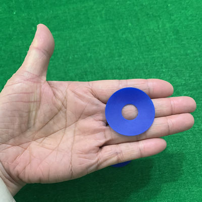 38 X 15 X 0,8 mm płaska gumowa przyssawka Niebieski kolor Standardowe rozmiary Kształty