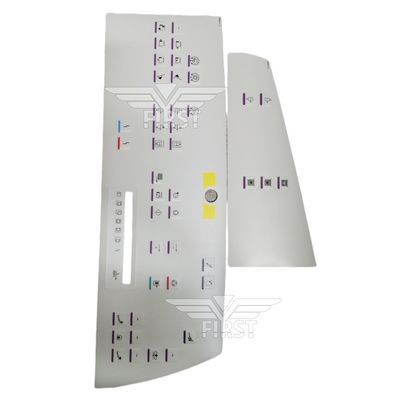 Biała kolorowa membranowa tabliczka Symbol Letter Label For Heidelberg SM102 Drukarka naklejka w 63*21.2 lub 37*15.5CM Rozmiar